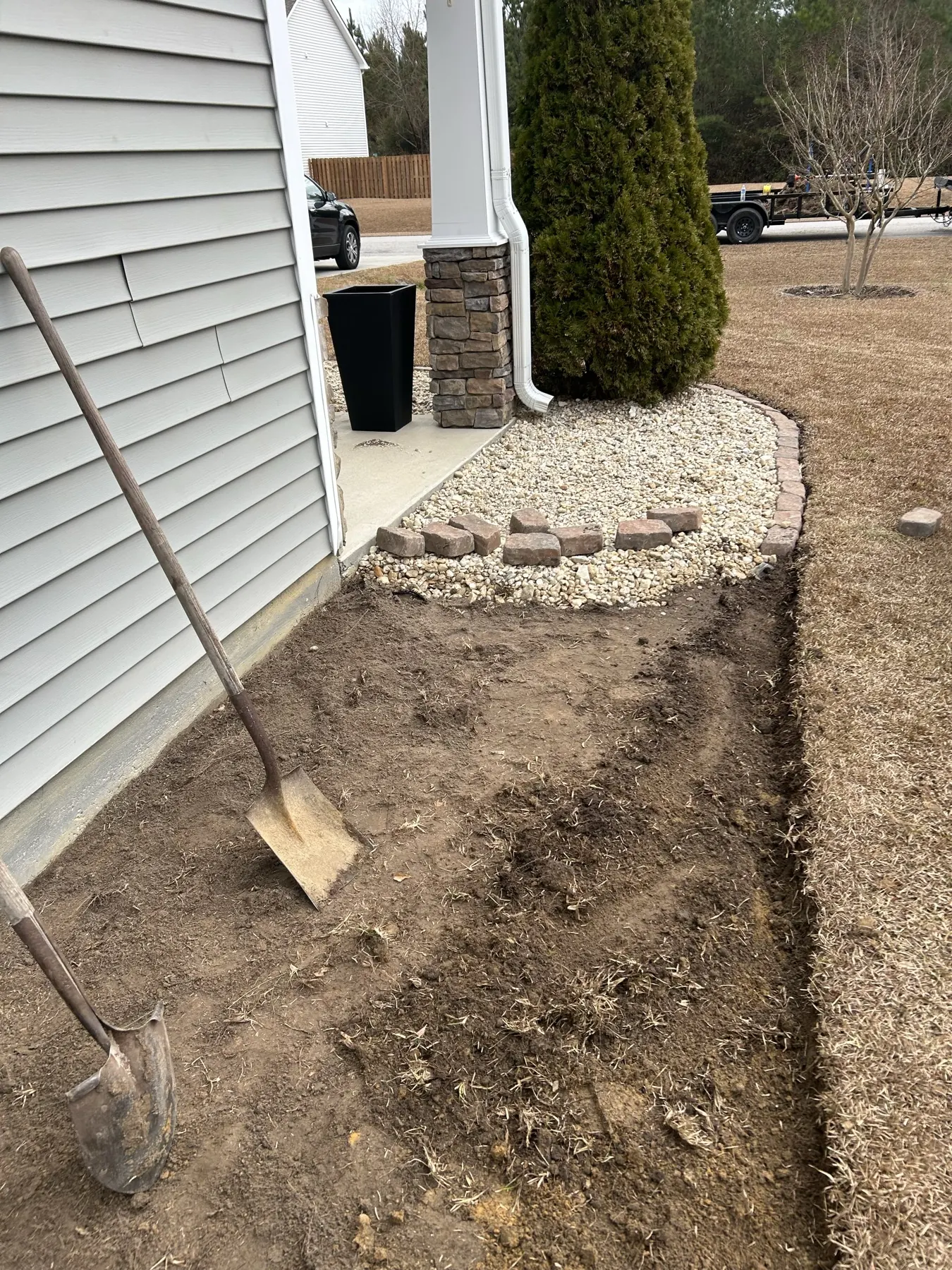 Tree and stump cleanup work completed by BR Lawn Care